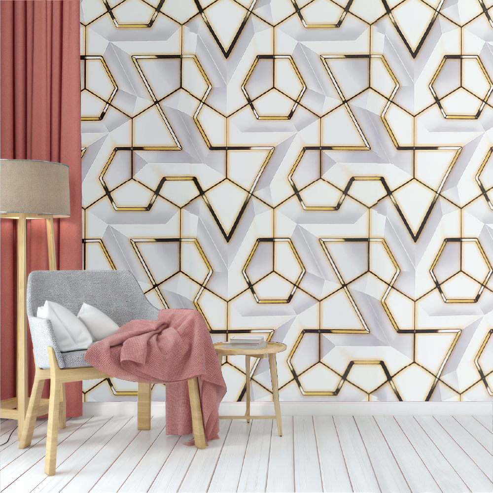 DTG Wallpaper Dinding Motif marmer putih 45 x 8M Stiker Dinding Ruang tamu GH179
