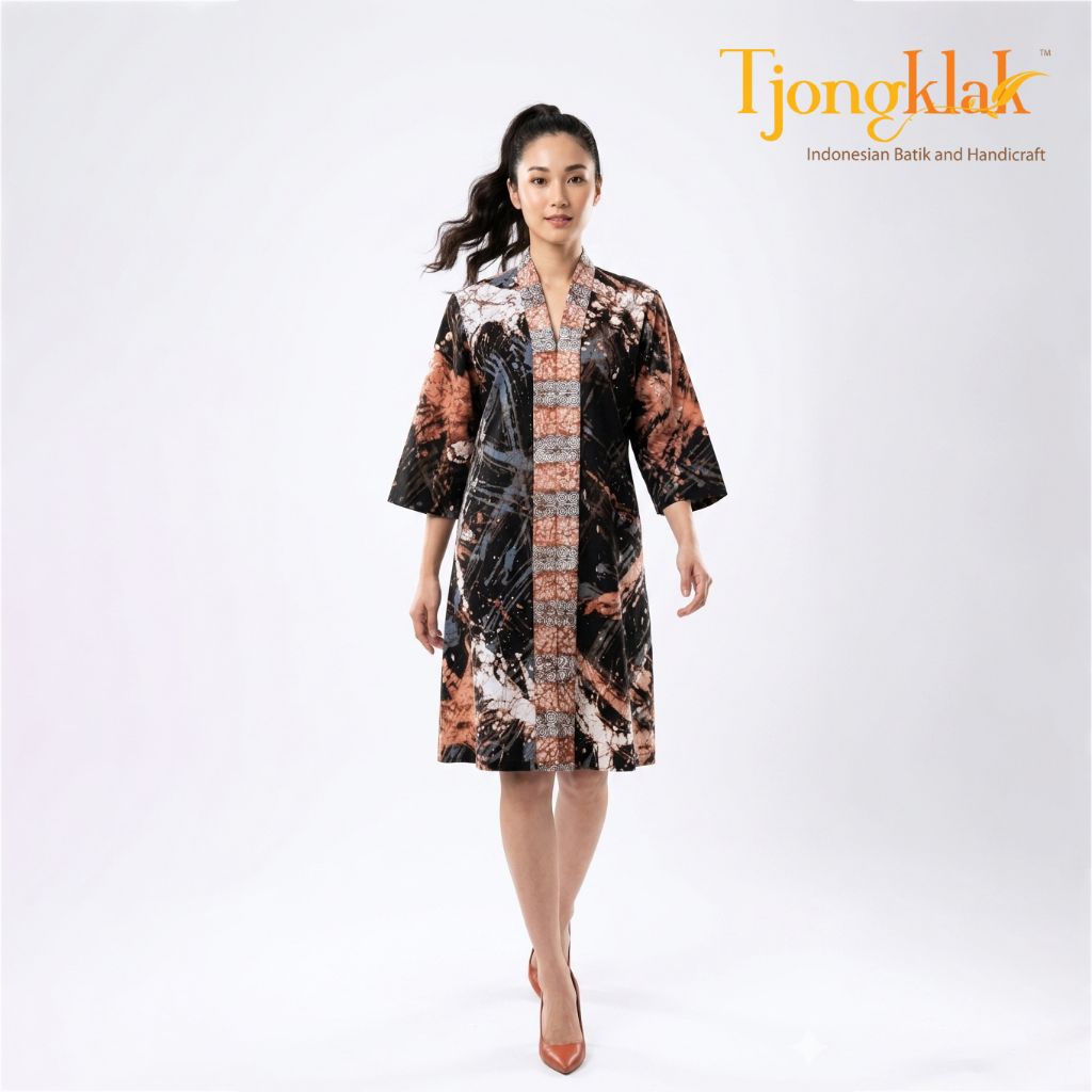 Maria Dress Batik Lukis Cirebon A Line