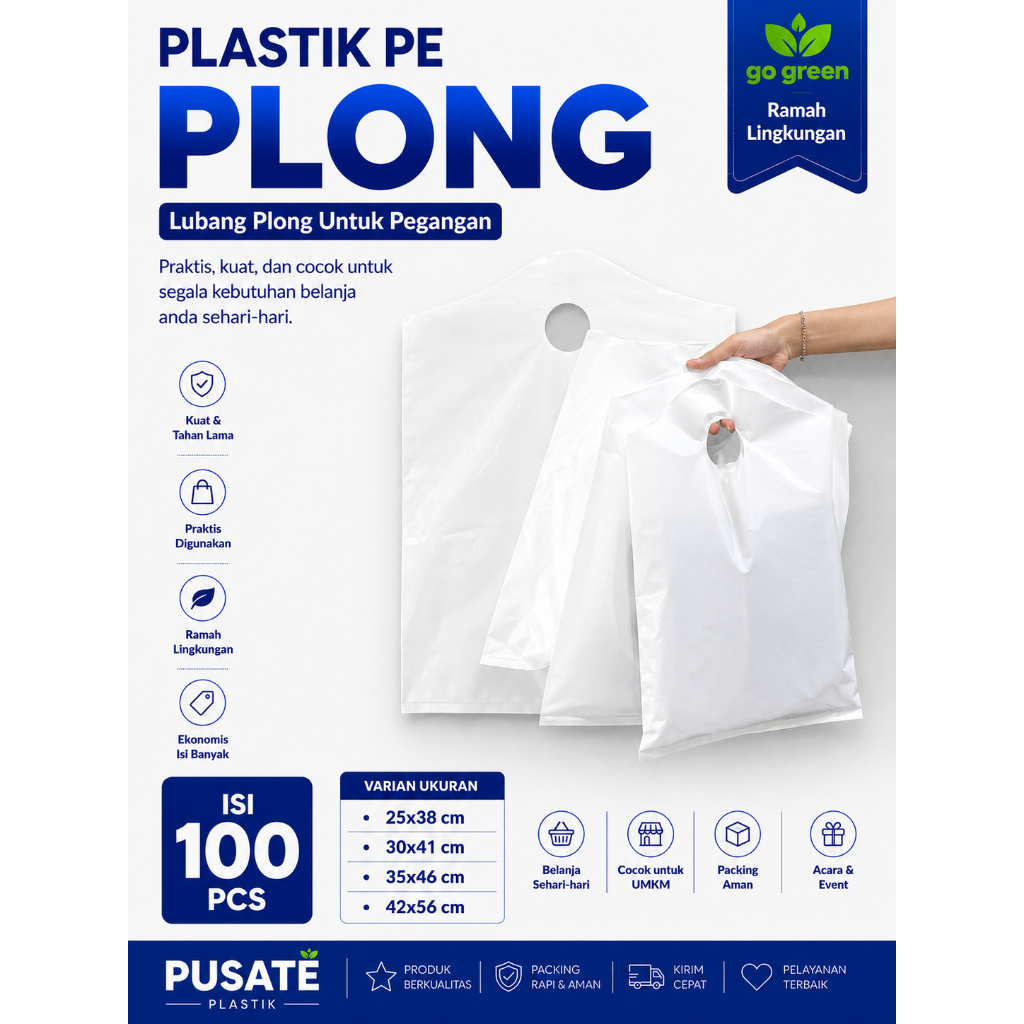 PLASTIK PE PLONG GUNUNG PUTIH