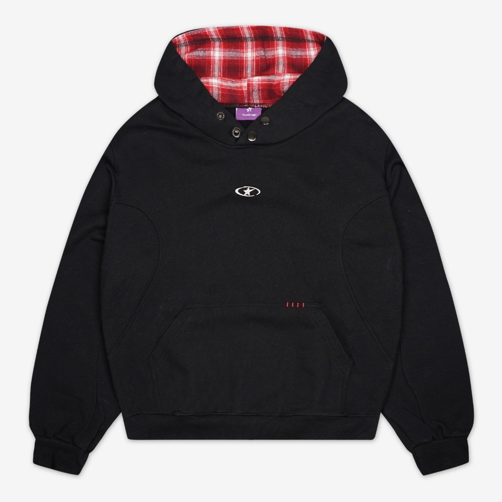 Hoodie Fitted Fillingstreet - Veil Black