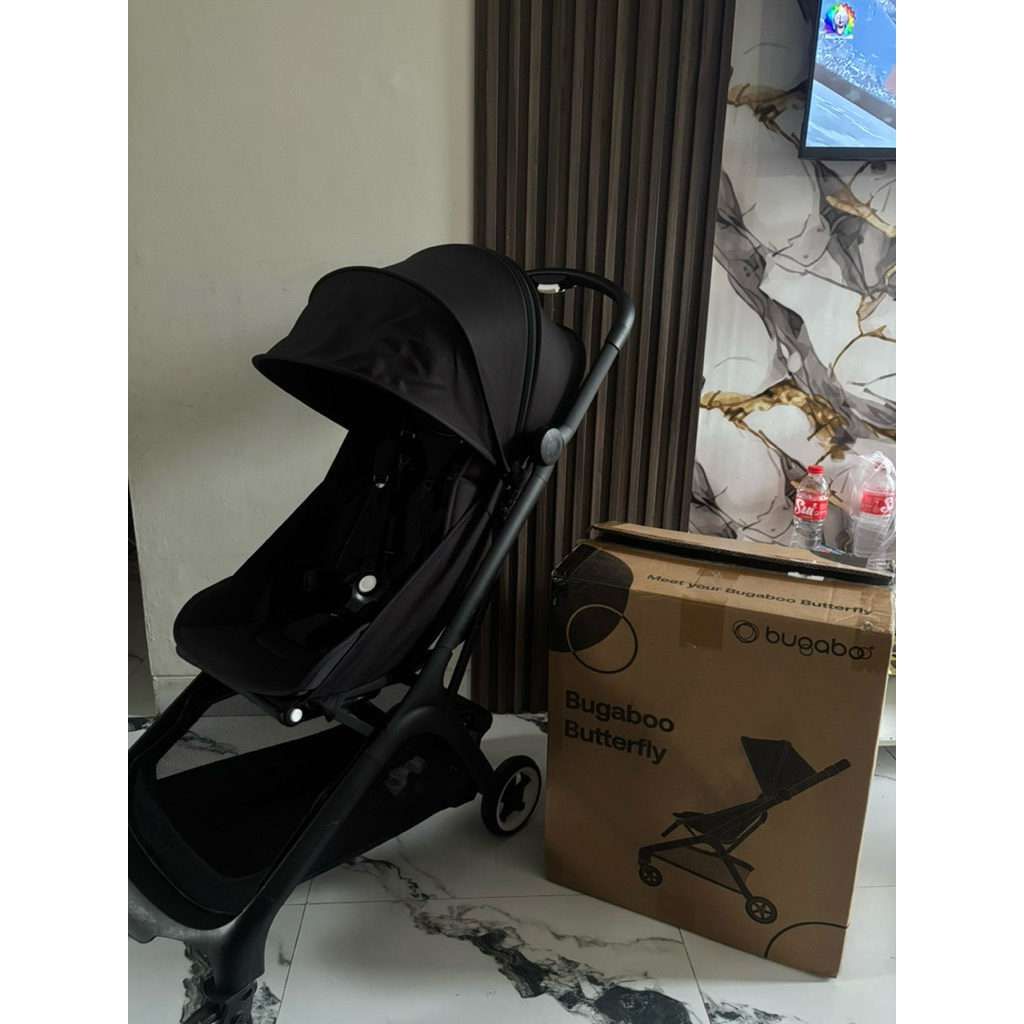 stroller bugaboo butterfly v1 black