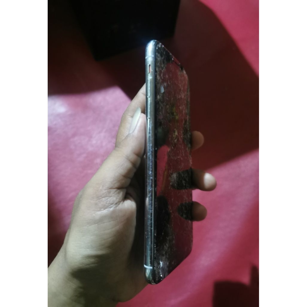 iphone xs max 512gb silver bahan