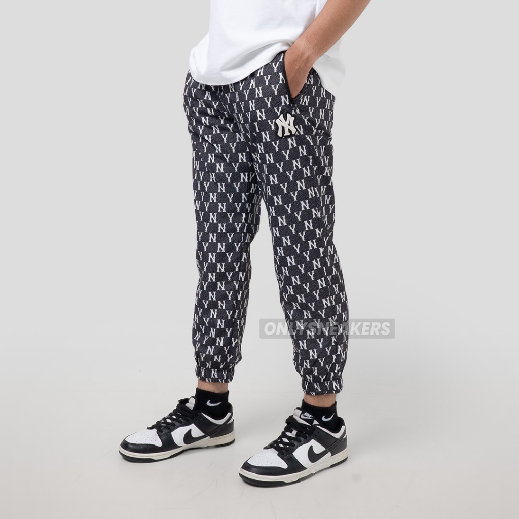 MLB NEW YORK YANKEES MONOGRAM WOVEN BLACK  JOGGER