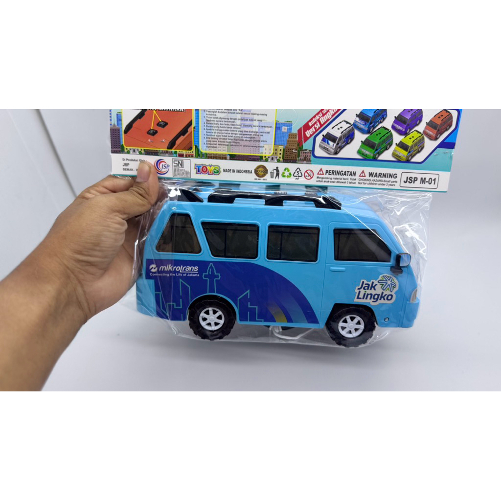 MAINAN MOBIL ANGKOT JAKLINGKO MINIATUR ANGKUTAN KOTA ANAK