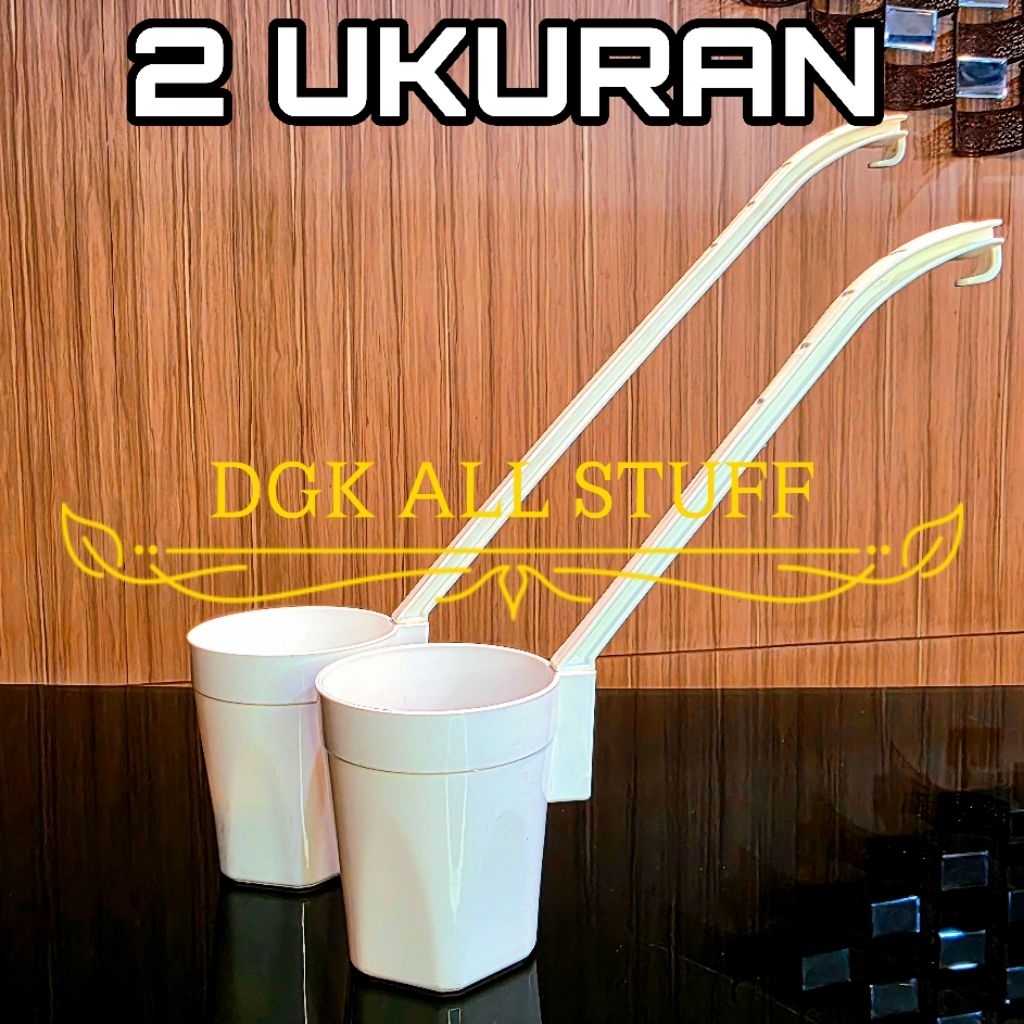 Gayung Centong Bajigur Es Buah Gagang Panjang Cendol Dawet Tahan Panas Tebal Premium Kecil Besar Est