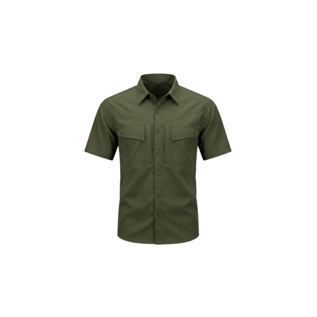 kemeja PASPAMPRES/baby canvas/lengan pendek