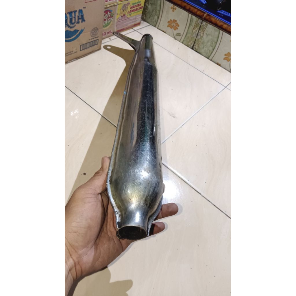 Knalpot Yamaha v75 v80 ori
