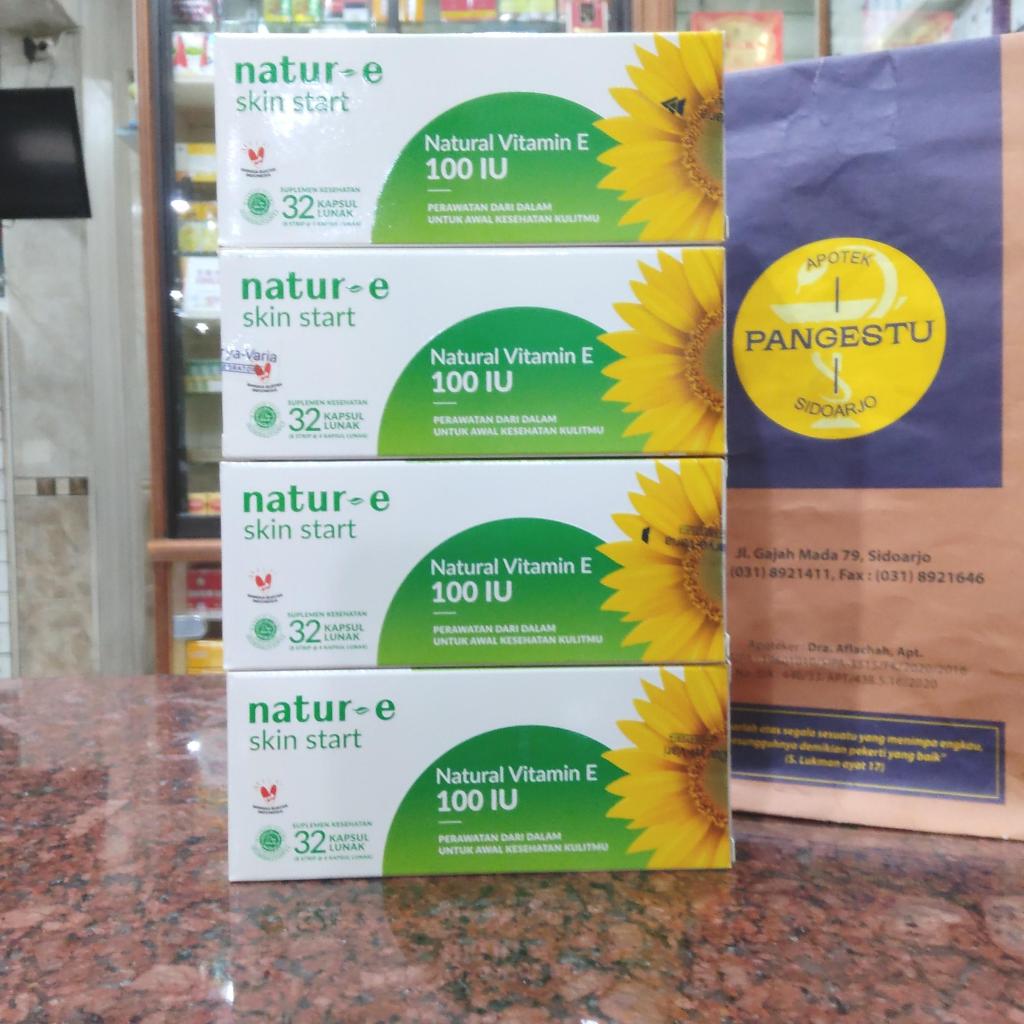 Natur-E 100 IU Skin Start 1 Box 32 Kapsul / NaturE 100IU Hijau / Suplemen Kesehatan Kulit & Vitamin 