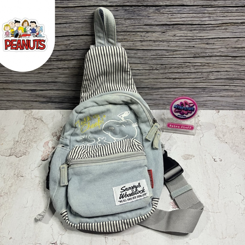 Sling Bag Anak Snoopy & Woodstock Original Peanuts