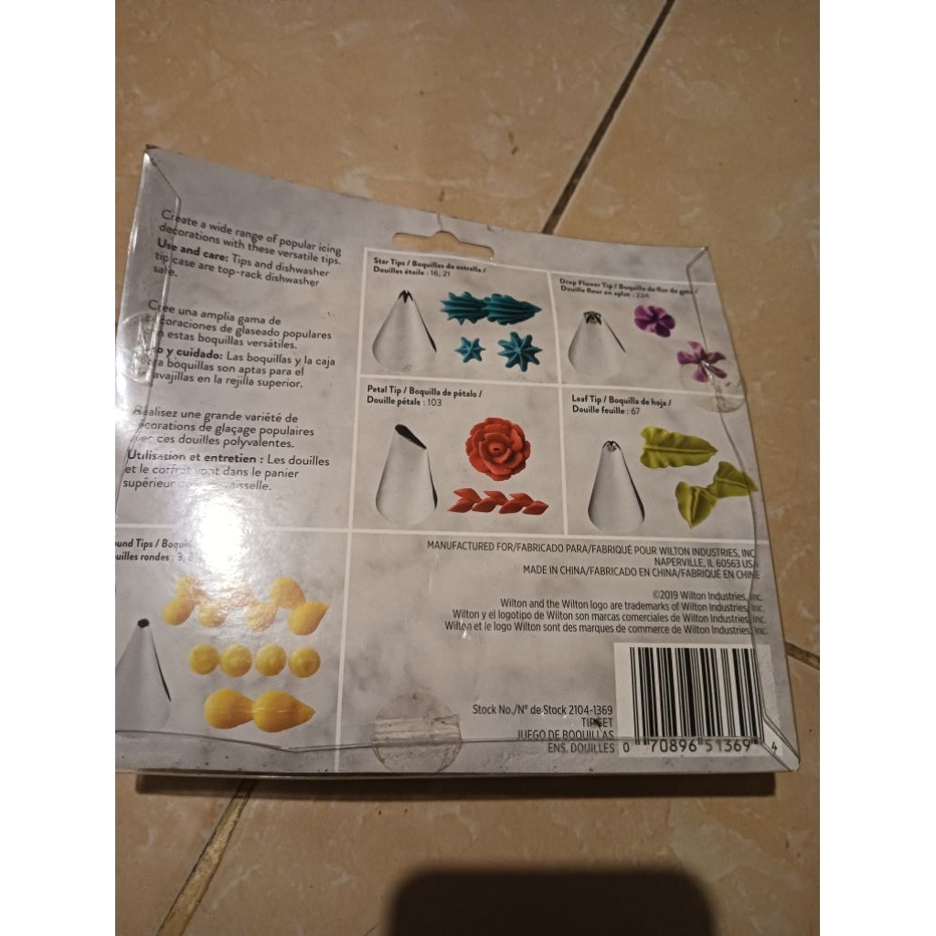 spuit Wilton cetakan kue