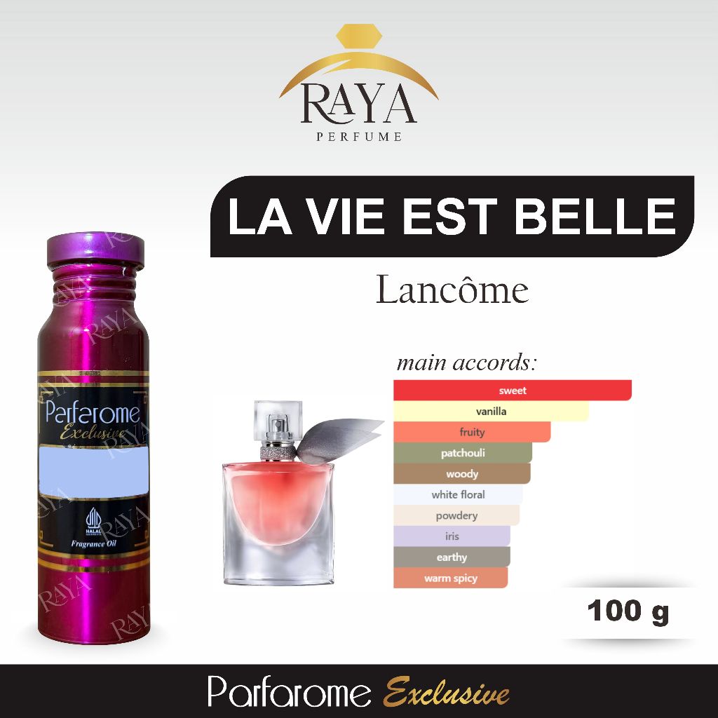 LA VIE EST BELLE Bibit Parfum Parfarome Excluisve 100gr