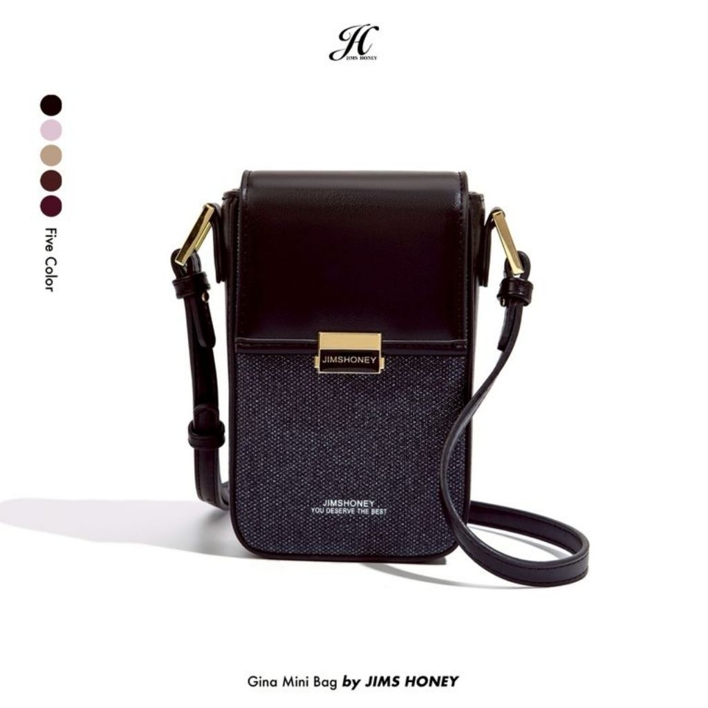 GINA MINI BAG JIMS HONEY - TAS MINI GINA JIMS HONEY - TAS SELEMPANG MINI - BAG MINI JIMS HONEY