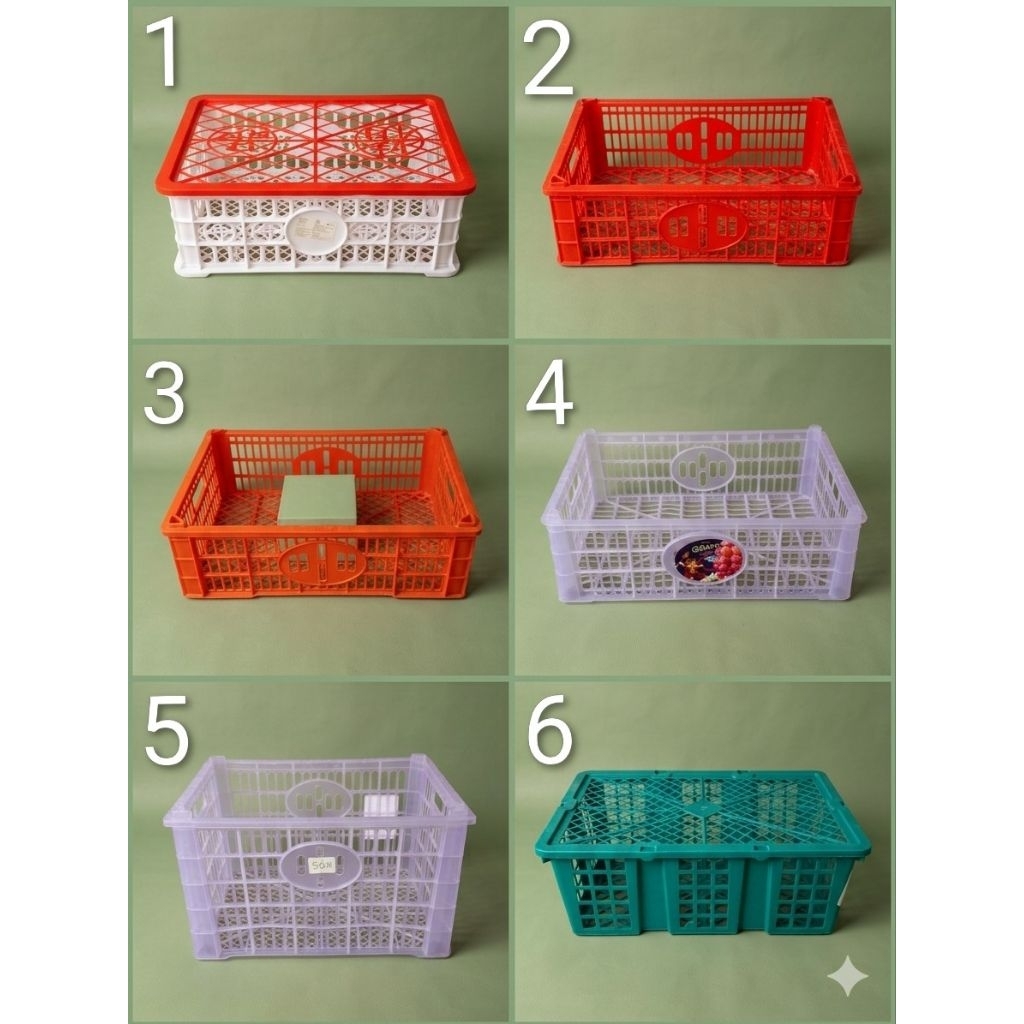 Keranjang bekas buah