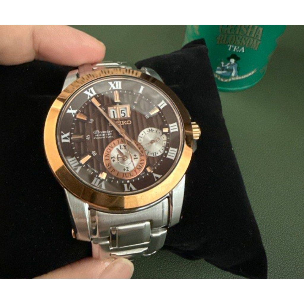 Seiko Premier Kinetic Perpetual Novak Djokovic Special Edition