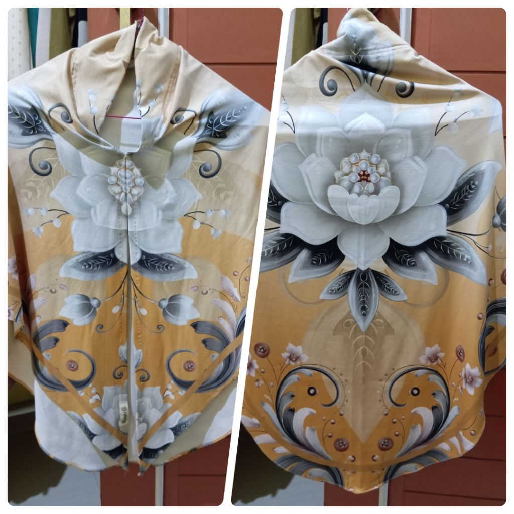 Jilbab instan printing/segitiga instan motif/segitiga instan