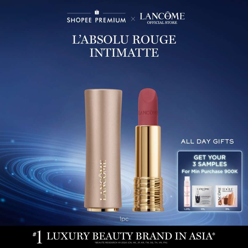 Lancome L'Absolu Rouge Intimatte Lipstick with Pro-Xylane