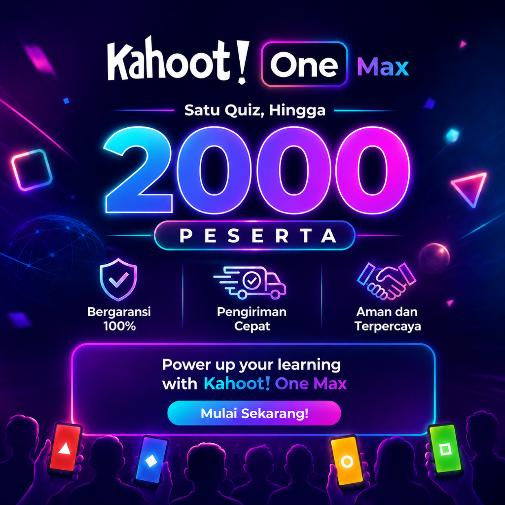 Kahoot+ One Max Premium 2000 Peserta