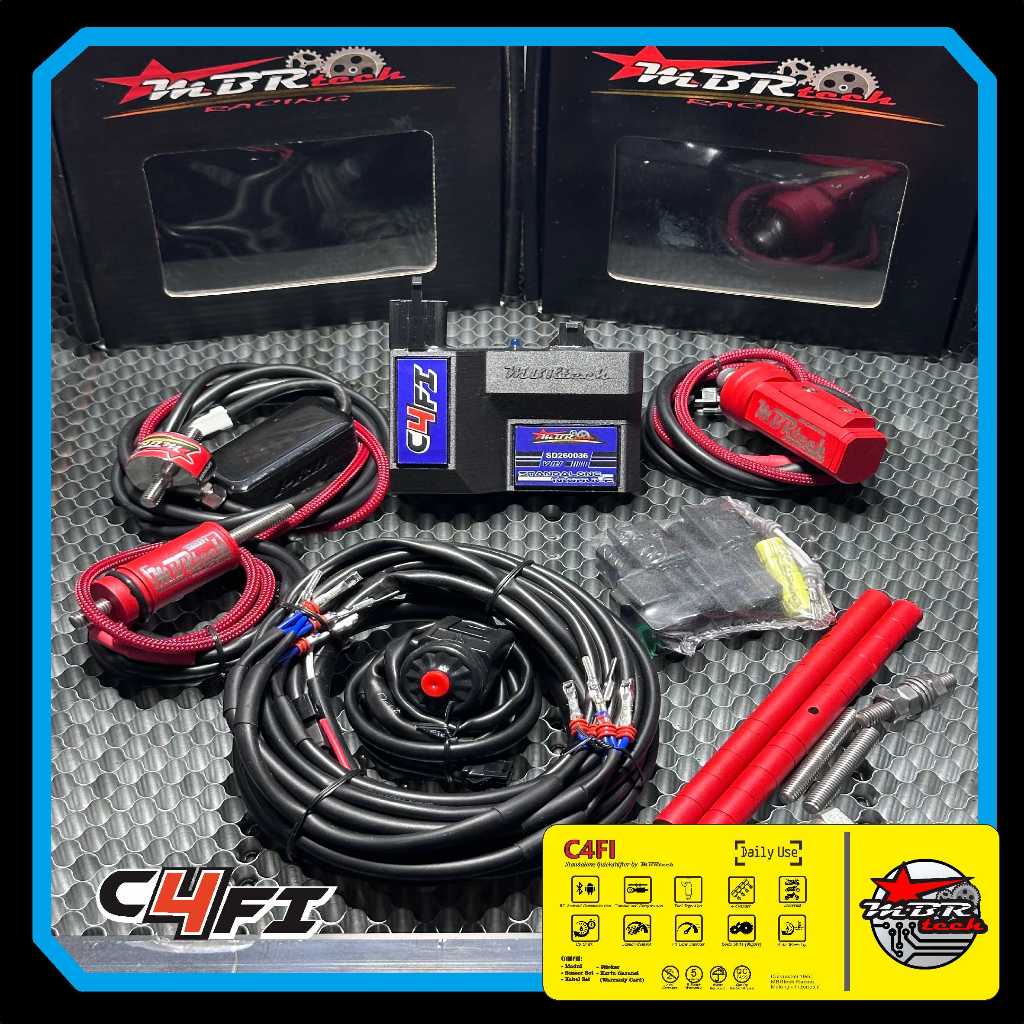 C4FI Standalone Quickshifter MBRtech Full Fitur 4 Cylinder FI