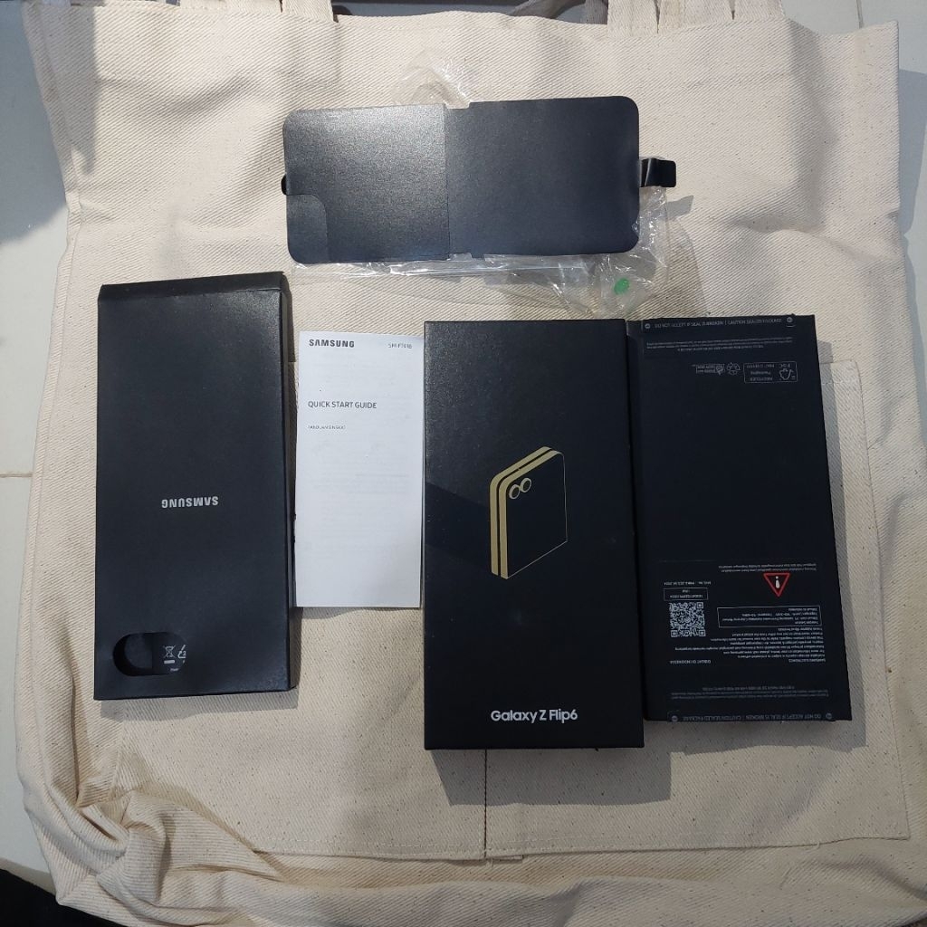 DUS BOX SAMSUNG Z FLIP 6 YELLOW BEKAS ORI COPOTAN ASLI