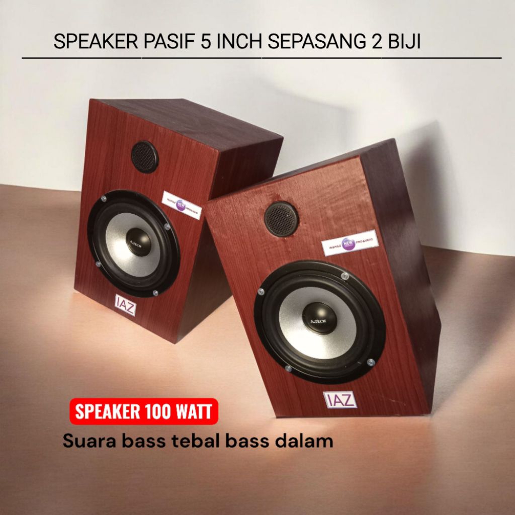 Speaker monitor 5 inch pasif