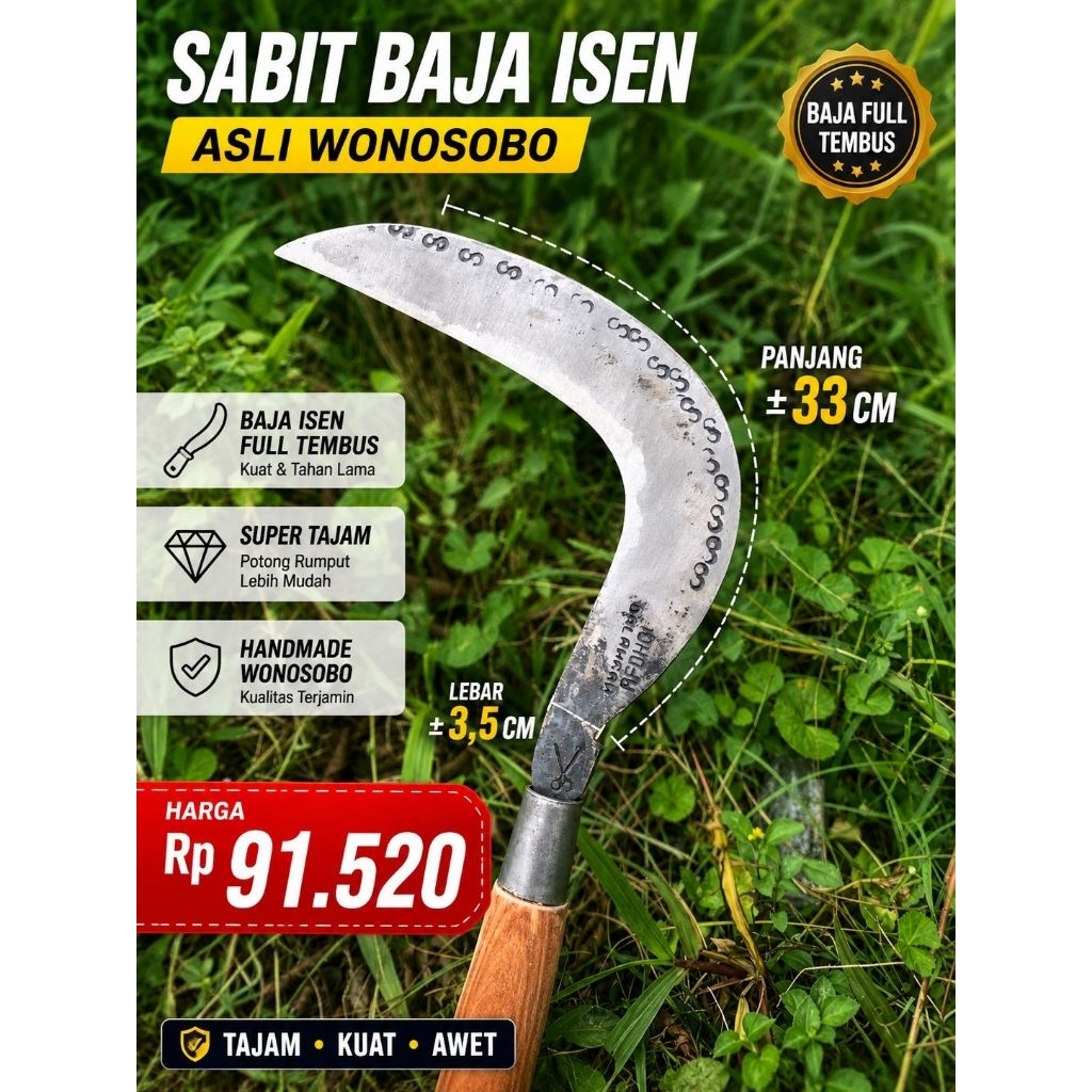 sabit baja isen asli