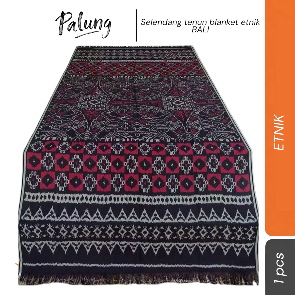 selendang tenun kain etnik Bali / syal tenun etnik slendang Bali