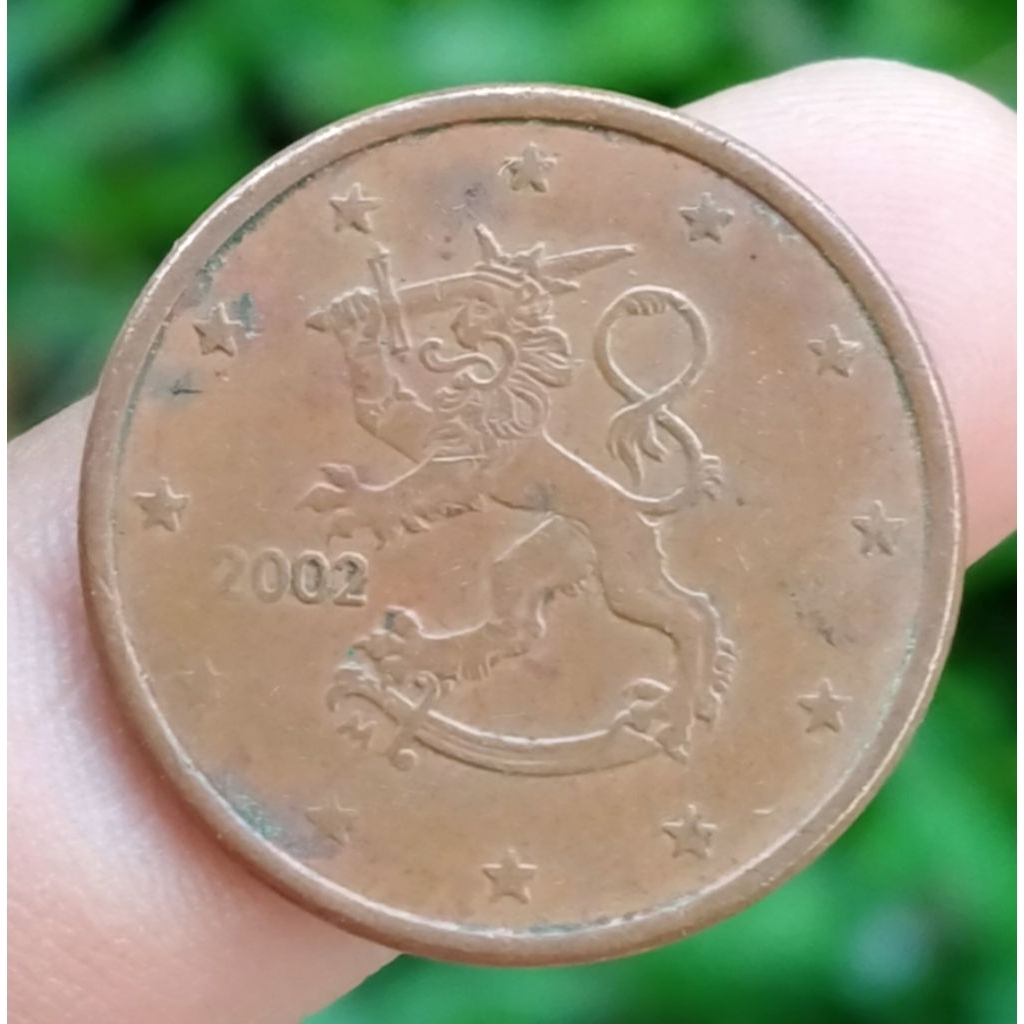 Koin Kuno Finlandia Euro Cent 5 Cents (tahun acak)