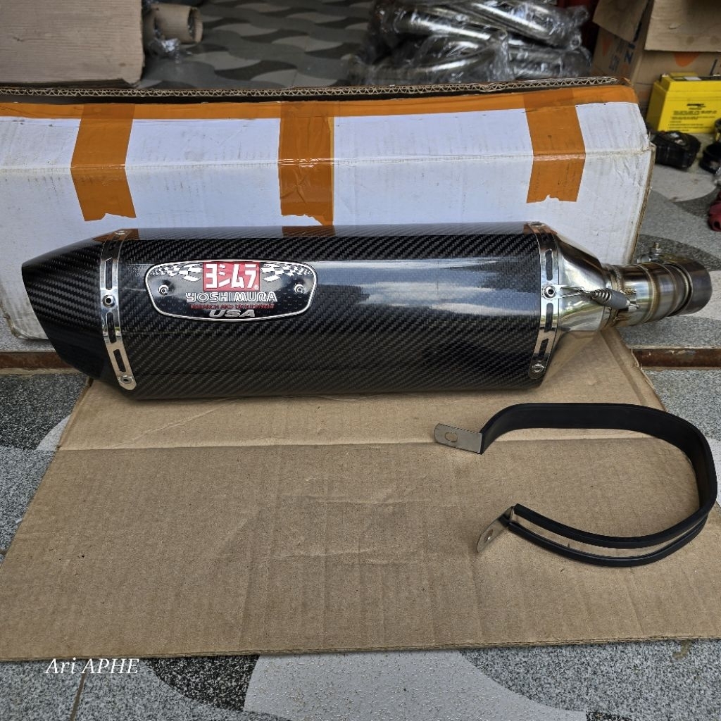 slip on knalpot Yoshimura R77 Carbon Thailand kawasaki ALL NEW NINJA 250 FI 2018 UP