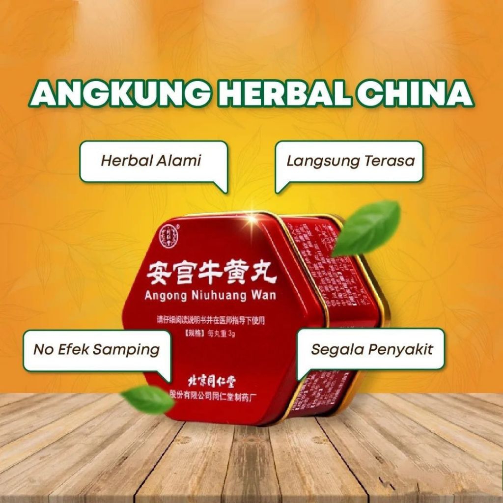 ANGKUNG DRAGON MERAH ASLI ORIGINAL CHINA OBAT STROKE HERBAL AMPUH