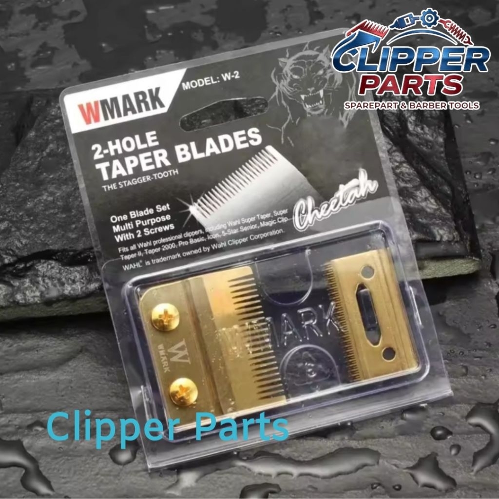 Wmark Blade Clipper W2 Gold Mata Pisau Mesin Cukur Wmark