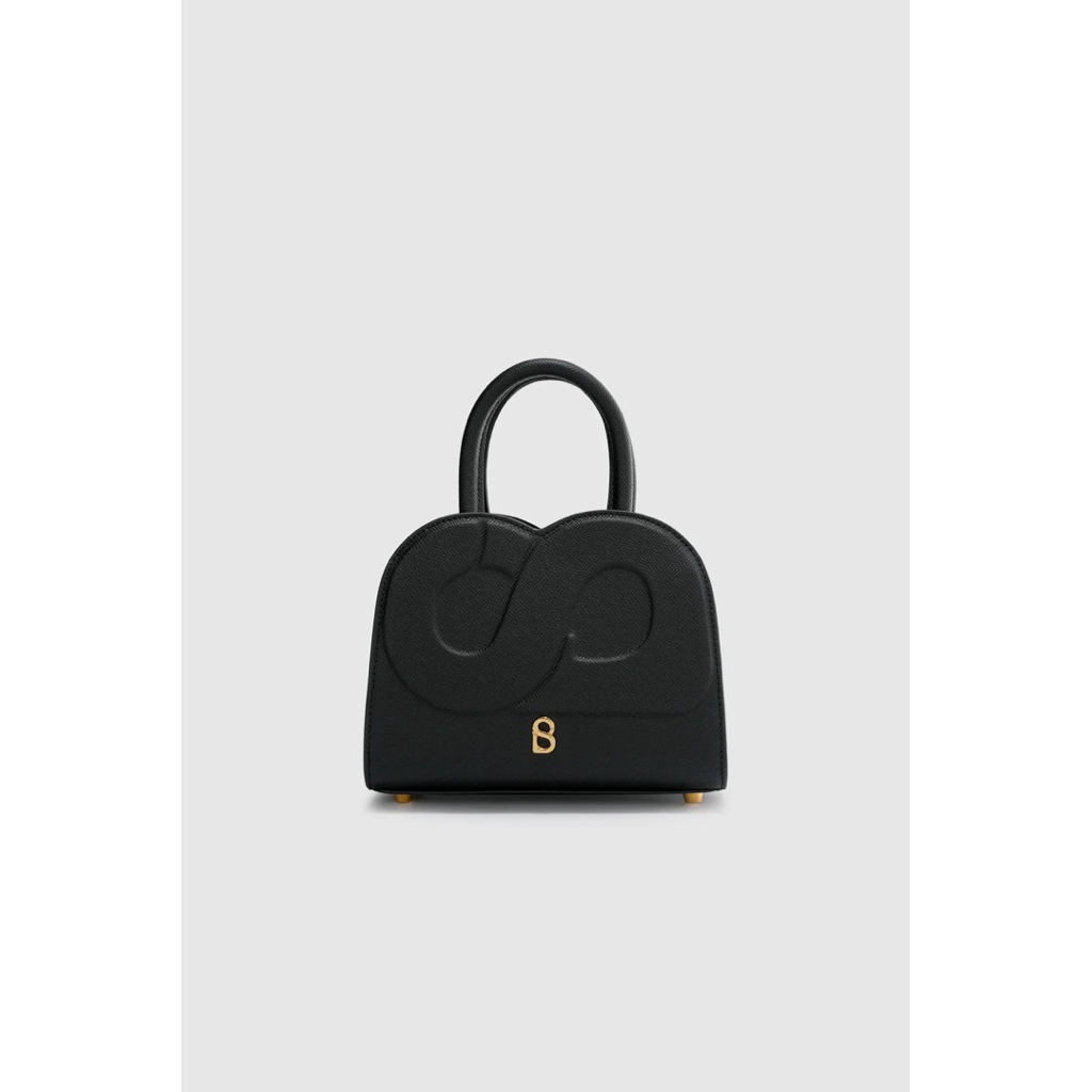 [BISA COD] Joy Bag Small Saffiano Leather Black by Buttonscarves Tas BS ORI