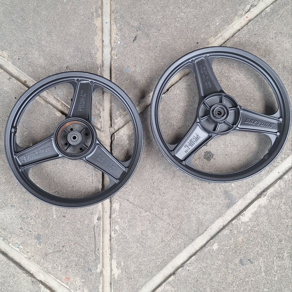 velg daytona htw palang 3 untuk motor bebek yamaha series tromol kecil made in japan