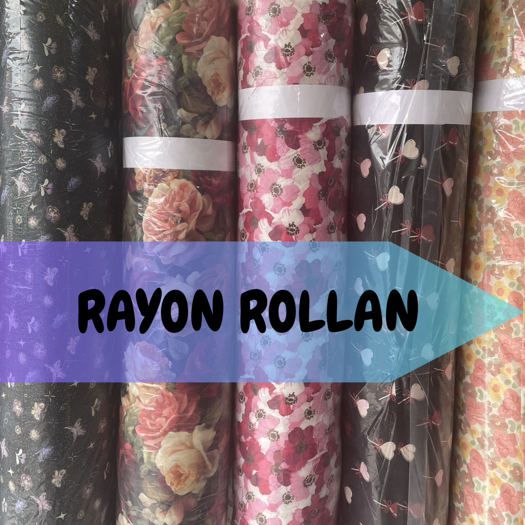 Kain Katun Rayon Viscose Premium (ROLLAN)