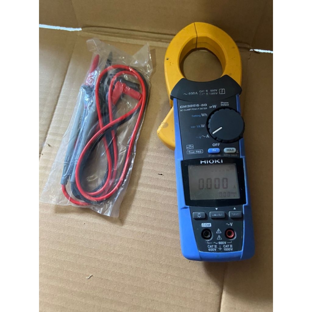 AC Clamp Power Meter Hioki CM3286-50 CM 3286-50 True Rms Bluetooth SECOND