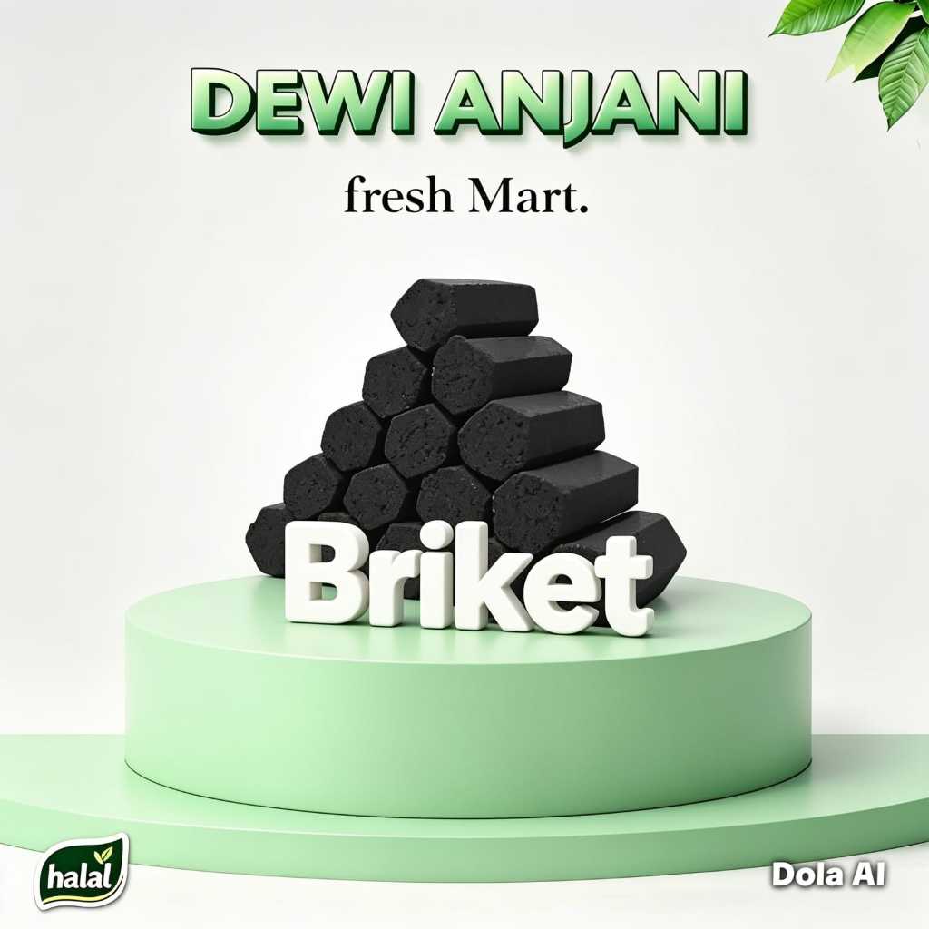 ARANG BRIKET BATOK KELAPA -+ 950gr / ARANG BATOK KELAPA  BRIKET  -+ 950gr