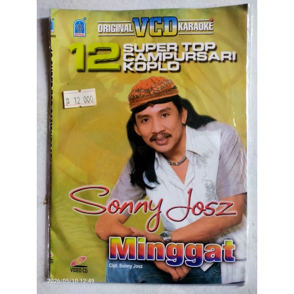 VCD original SONNY JOSZ "12 super top campursari koplo"