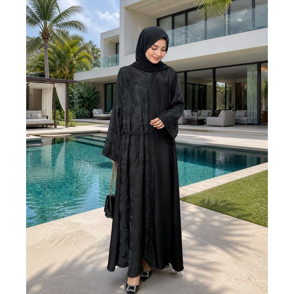 abaya kirani abaya hitam abaya temboro