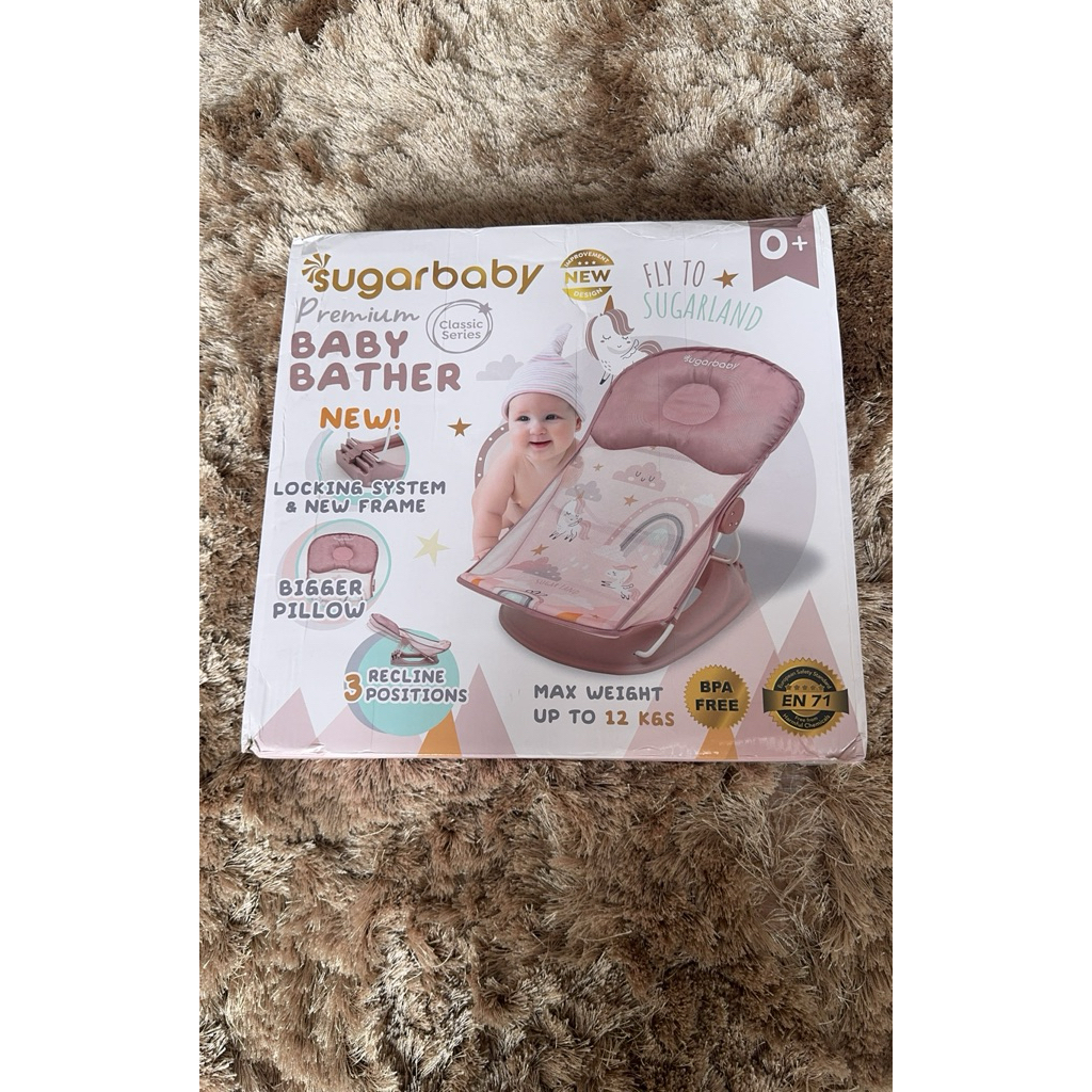 Sugar Baby Preium Baby Bather Pink Preloved
