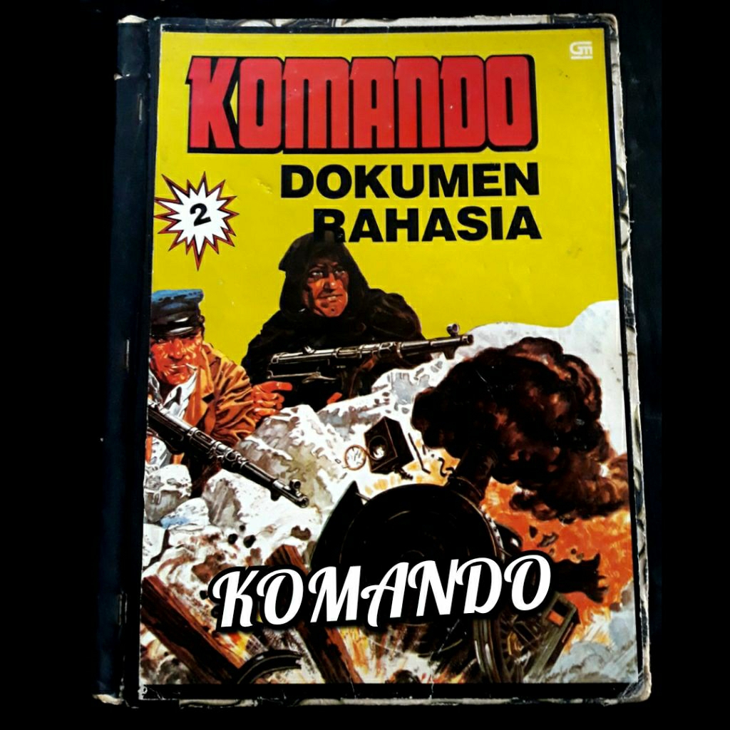 Komik langka jadul KOMANDO DOKUMEN RAHASIA Cetakan Mei, 1985