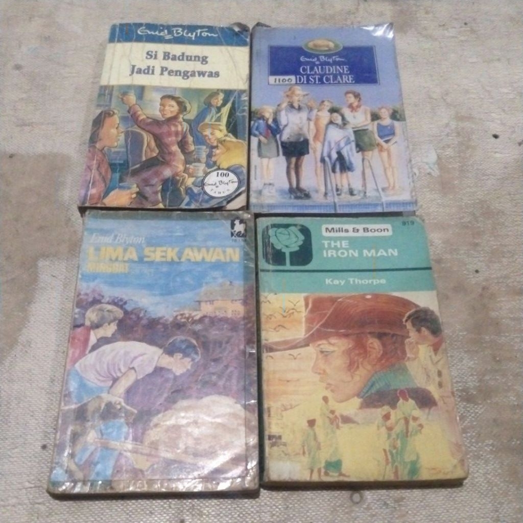 novel enid blyton original dapat 4 novel