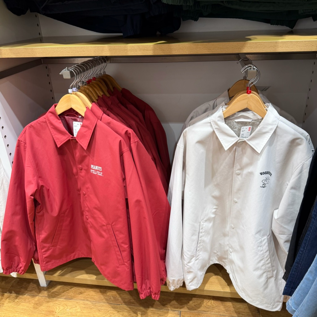 jaket peanuts Uniqlo cowok