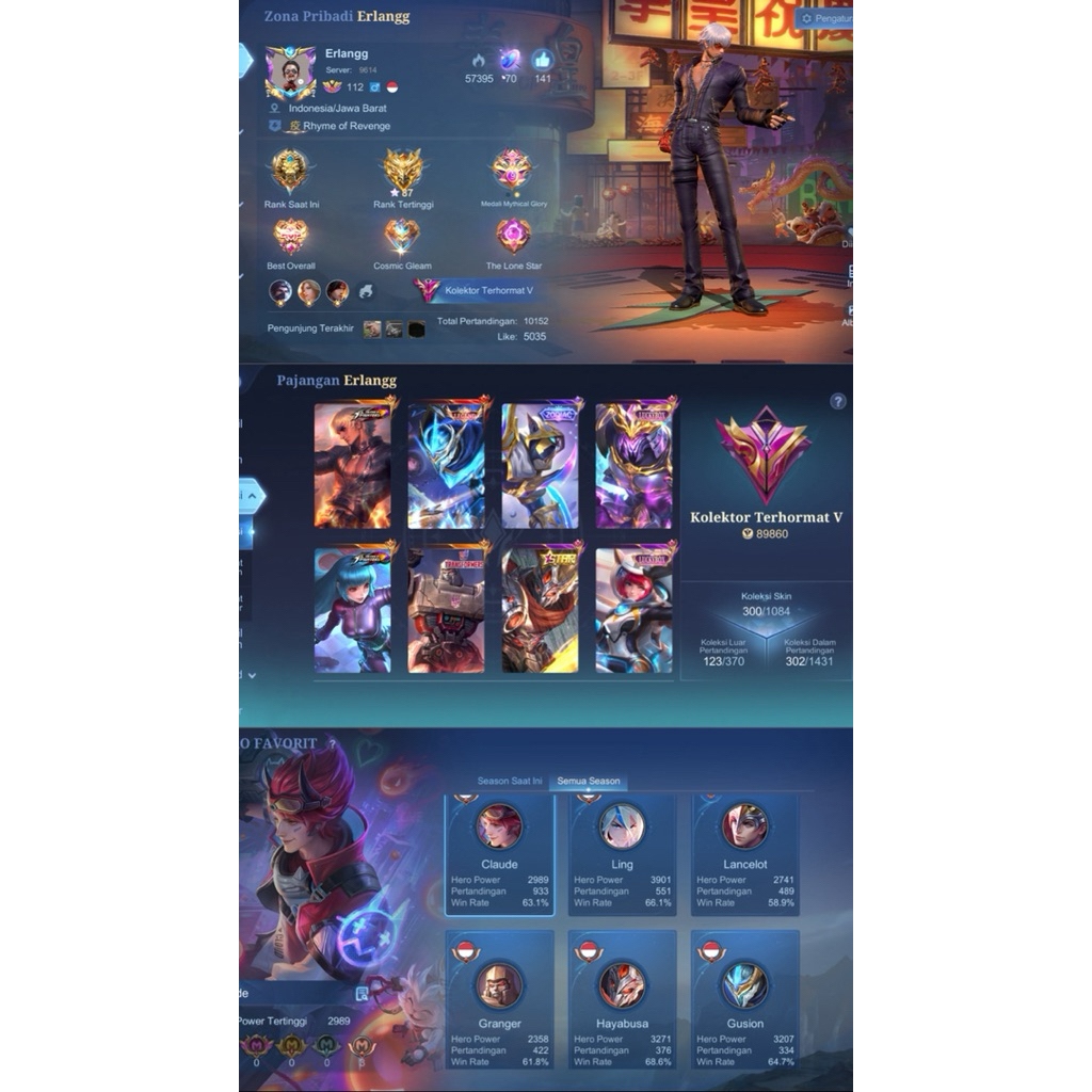 Akun ML Mobile Legends