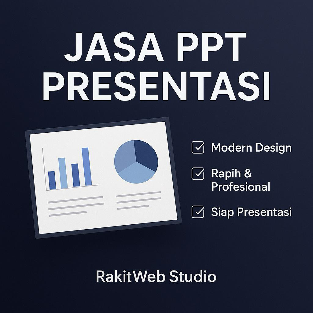 Jasa Pembuatan PPT Presentasi Modern & Profesional