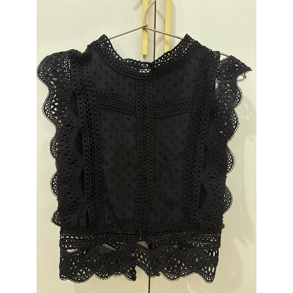 Black Lacey Top