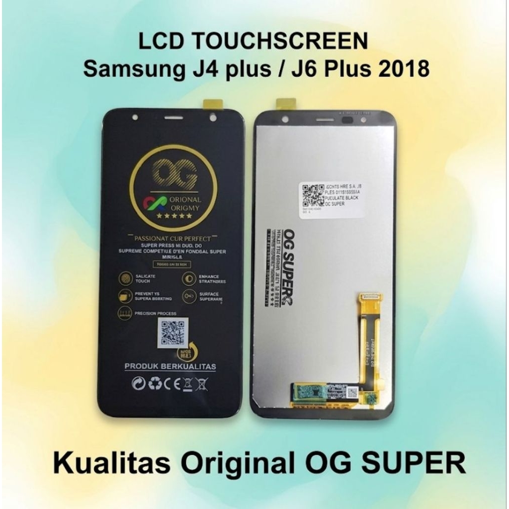 LCD TOUCHSCREEN SAMSUNG J4 PLUS / J6 PLUS