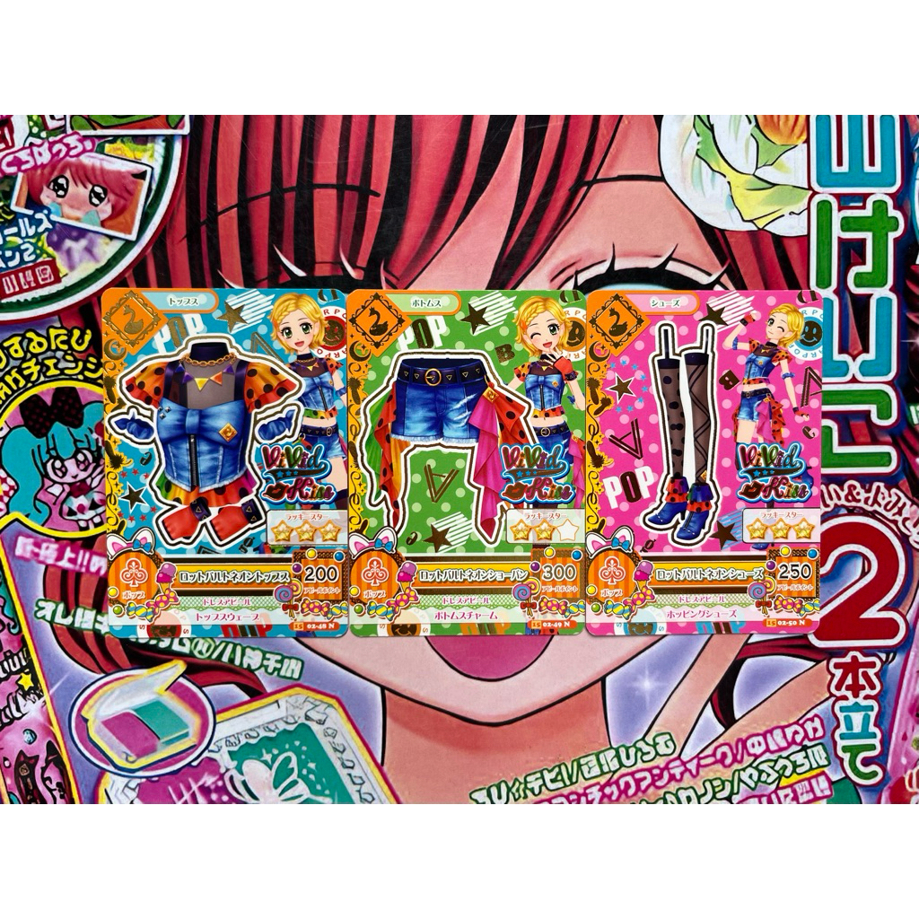 Kartu Aikatsu Hinaki Shinjo Vivid Kiss Neon Roth Bart Coord Pop Fairy Tale Swan Lake RothBart Normal