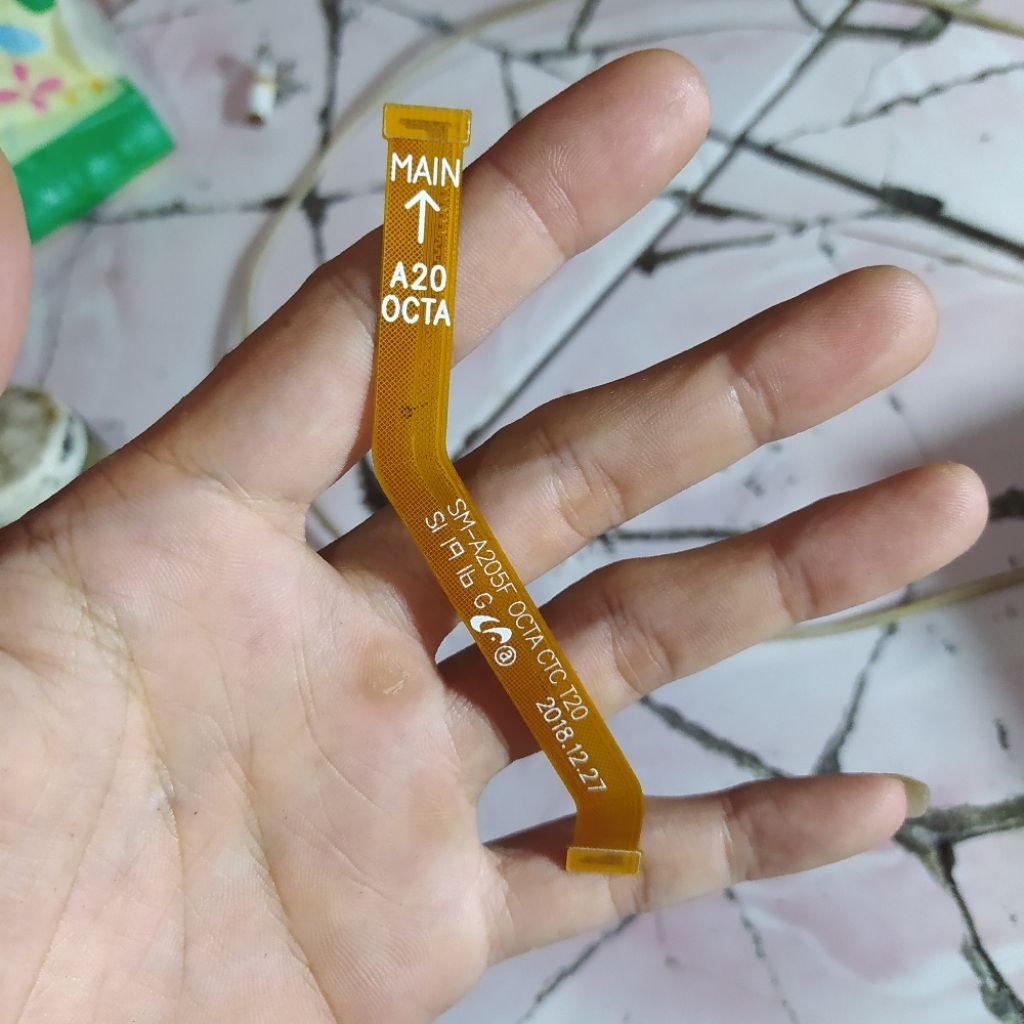 flexible penghubung lcd samsung a20 original copotan