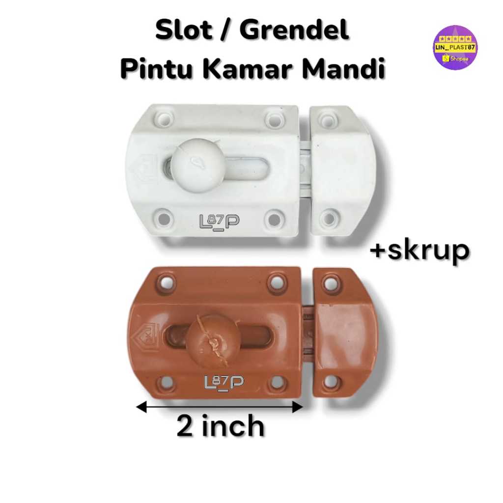 Slot Kunci Pintu Kamar Mandi Pvc