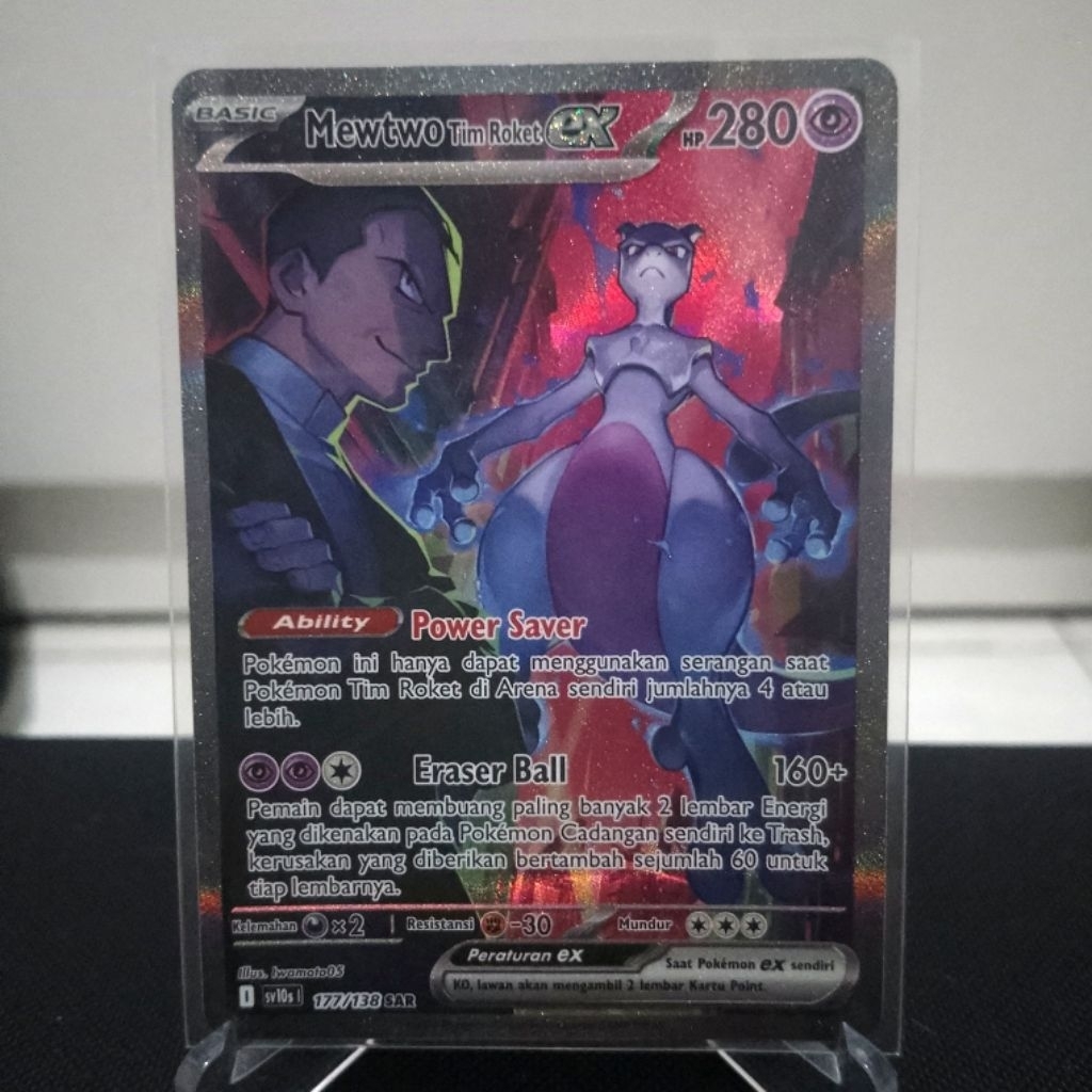 Mewtwo Tim Roket ex SAR sv10s