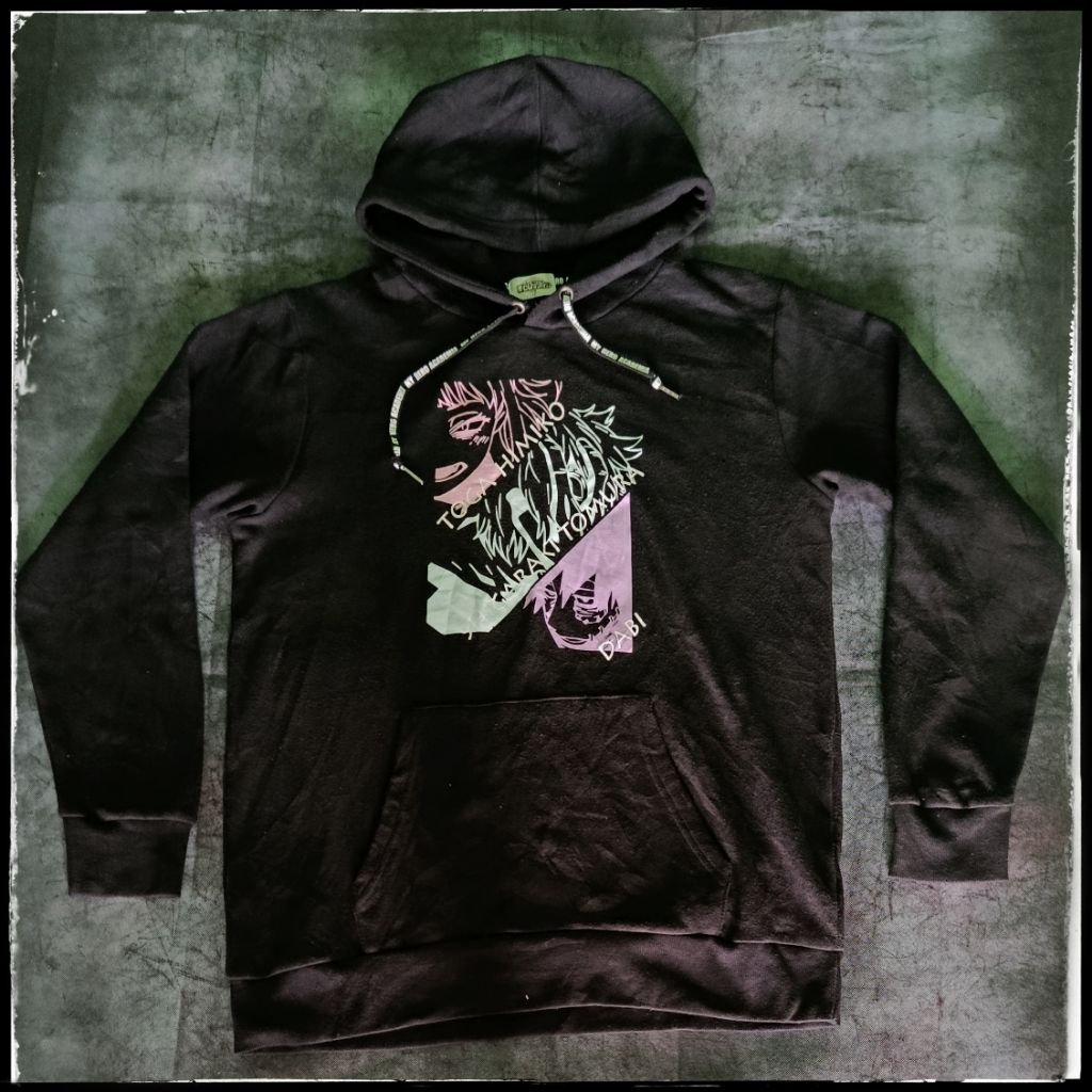 Hoodie unisex bahan katun lembut - Anime My Hero Academia Official Toga, Shigara, Dabi - Size XL